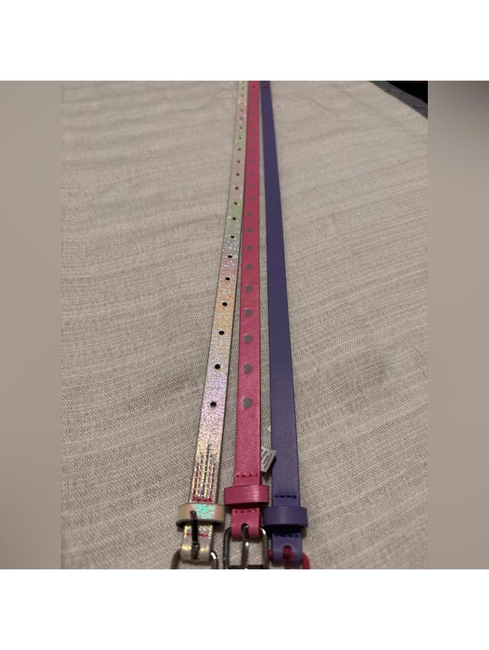 Bundle of girls belts- 3 total